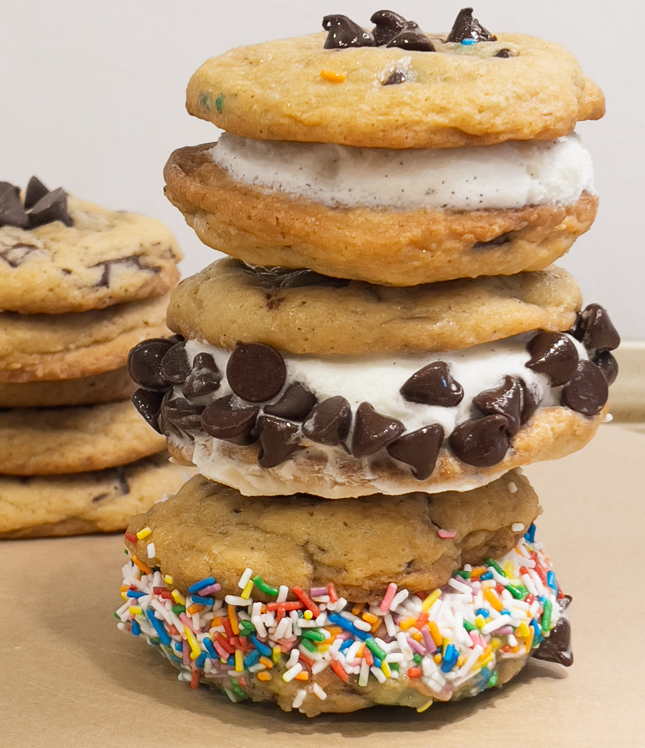 Cookie Ice Cream Sandwiches - Unbound Wellness